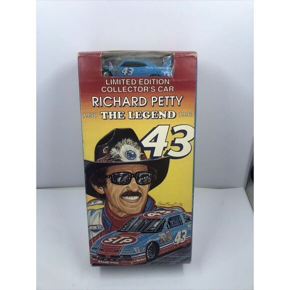 Richard Petty Limited Edition Collector's Car and VHS Tape Set 1992 Car Sealed - Picture 1 of 5